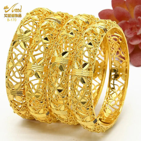 Dubai 24K Gold Bracelets Luxury Jewelry Designers - EveryWares