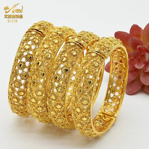 Dubai 24K Gold Bracelets Luxury Jewelry Designers - EveryWares