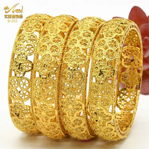 Dubai 24K Gold Bracelets Luxury Jewelry Designers - EveryWares