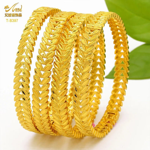 Dubai 24K Gold Bracelets Luxury Jewelry Designers - EveryWares