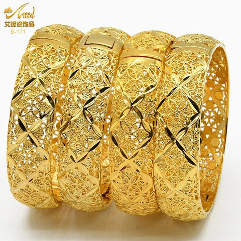 Dubai 24K Gold Bracelets Luxury Jewelry Designers - EveryWares