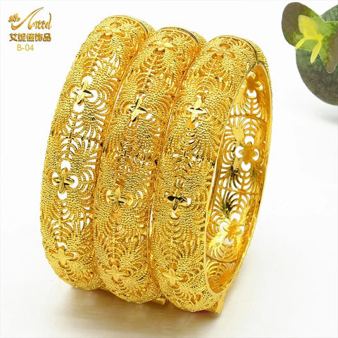 Dubai 24K Gold Bracelets Luxury Jewelry Designers - EveryWares