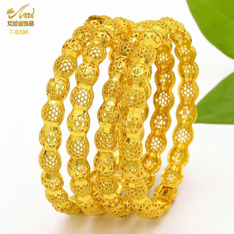 Dubai 24K Gold Bracelets Luxury Jewelry Designers - EveryWares