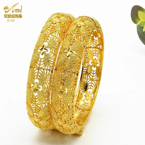 Dubai 24K Gold Bracelets Luxury Jewelry Designers - EveryWares