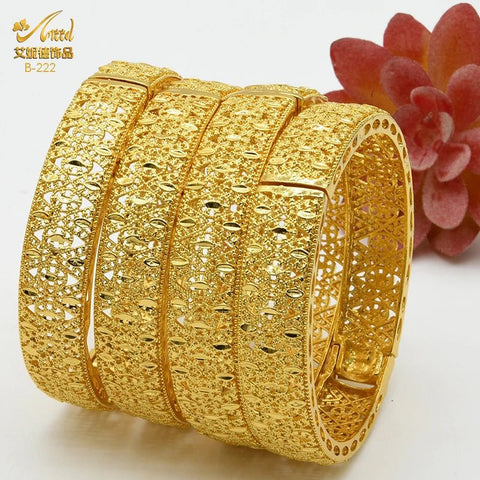 Dubai 24K Gold Bracelets Luxury Jewelry Designers - EveryWares