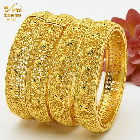 Dubai 24K Gold Bracelets Luxury Jewelry Designers - EveryWares