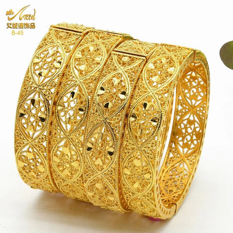 Dubai 24K Gold Bracelets Luxury Jewelry Designers - EveryWares