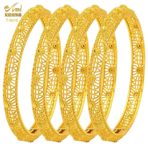 Dubai 24K Gold Bracelets Luxury Jewelry Designers - EveryWares