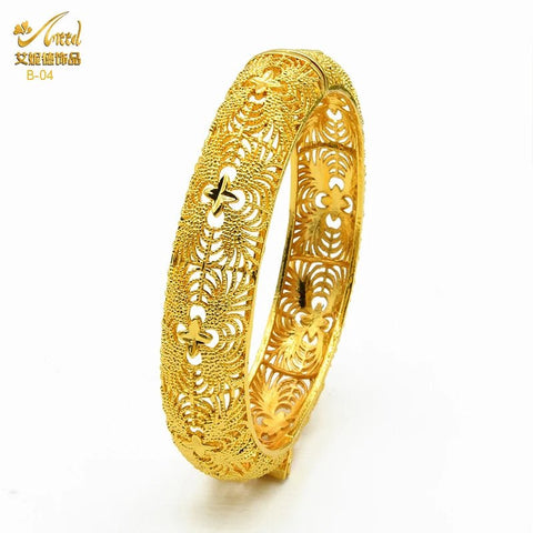 Dubai 24K Gold Bracelets Luxury Jewelry Designers - EveryWares