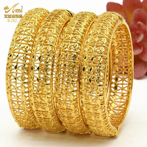 Dubai 24K Gold Bracelets Luxury Jewelry Designers - EveryWares