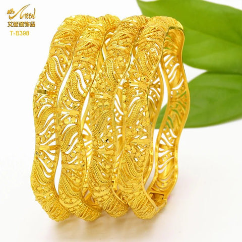 Dubai 24K Gold Bracelets Luxury Jewelry Designers - EveryWares