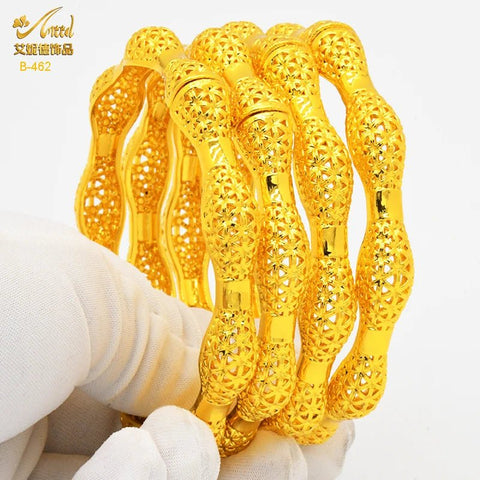 Dubai 24K Gold Bracelets Luxury Jewelry Designers - EveryWares