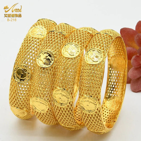 Dubai 24K Gold Bracelets Luxury Jewelry Designers - EveryWares