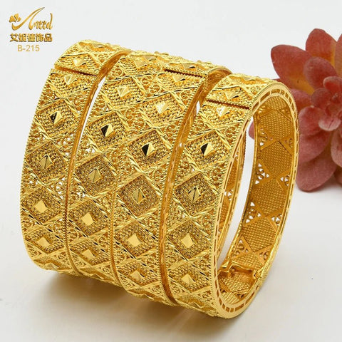 Dubai 24K Gold Bracelets Luxury Jewelry Designers - EveryWares