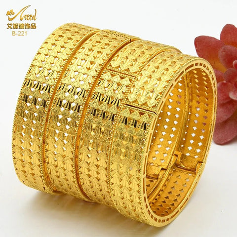 Dubai 24K Gold Bracelets Luxury Jewelry Designers - EveryWares