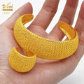 Dubai 24k Golden Cuff Bangles African Luxury - EveryWares