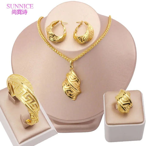 Dubai Gold Color Jewelry Set - EveryWares