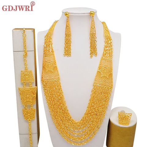 Dubai Gold Color Jewelry Sets African - EveryWares