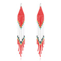 Earring Ethnic Handmade Seed Beads Long Earrings - EveryWares