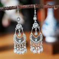 Earrings Bohemian Rhinestone with Crystal Pendants - EveryWares