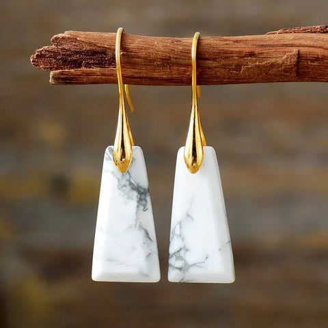 Earrings Trend Trapezoid Fashion Stone Earring Elegant - EveryWares