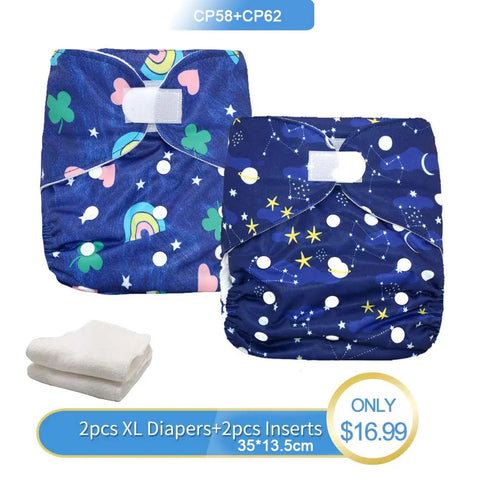 Eco - Friendly Cloth Diaper Washable Adjustable Reusable - EveryWares