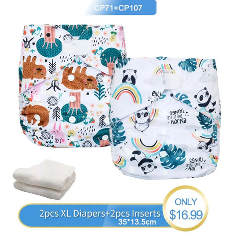 Eco - Friendly Cloth Diaper Washable Adjustable Reusable - EveryWares