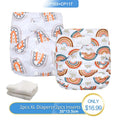 Eco - Friendly Cloth Diaper Washable Adjustable Reusable - EveryWares