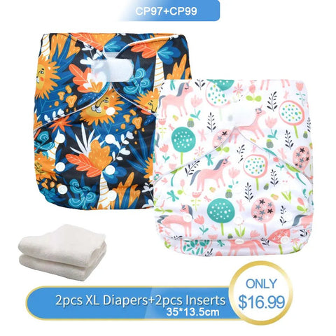 Eco - Friendly Cloth Diaper Washable Adjustable Reusable - EveryWares