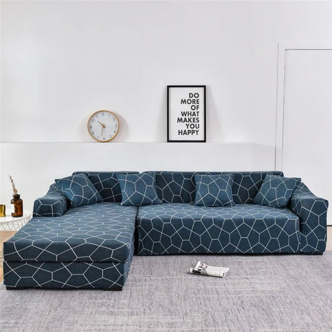 Elastic Slipcover Sofa Cover All - inclusive Slip - resistant Sectional Corner Couch - EveryWares