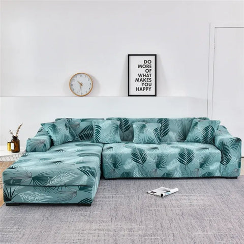 Elastic Slipcover Sofa Cover All - inclusive Slip - resistant Sectional Corner Couch - EveryWares