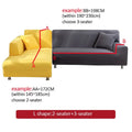 Elastic Sofa Cover Set Slip - Resistant - 1 Seater 90X140cm - 35.43X55.11in - EveryWares