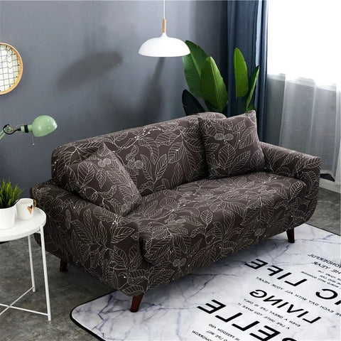 Elastic Sofa Cover Set Slip - Resistant - 3 - seater 195 - 230cm/76.77x90.55in - EveryWares