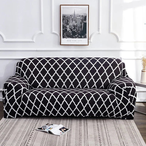 Elastic Sofa Cover Set Slip - Resistant - 4 Seater 235 - 300cm / 92.51x118.11in - EveryWares