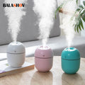 Electric Humidifier Mini Ultrasonic Air Purifier LED Lamp - EveryWares