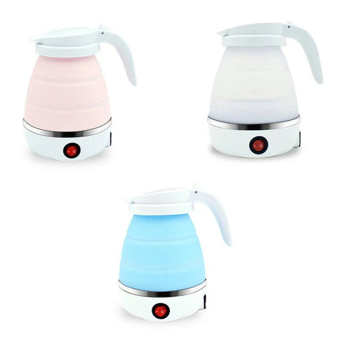 Electric Kettle Foldable Silicone Portable Kettle 600ml Small - EveryWares