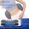 Electric Lumbar Traction Massager for Pain Relief Adjustable Intensity Vibration - EveryWares