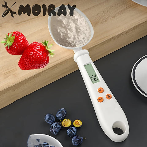 Electronic Scale Measuring Spoon Weighing, Kitchen Thermometer Measuring Tools 2 in 1 - EveryWares