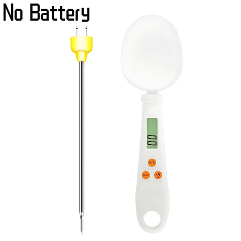 Electronic Scale Measuring Spoon Weighing, Kitchen Thermometer Measuring Tools 2 in 1 - EveryWares