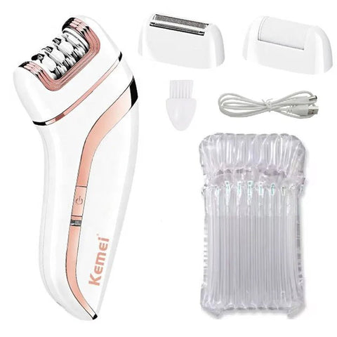 Epilator Electric Hair Removal Facial Body Lady Remover Rechargeable - EveryWares