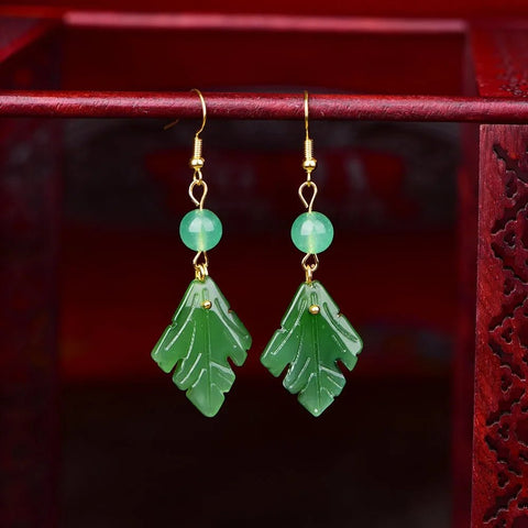 Ethnic Earrings Color Glaze Longs Classical Retro - EveryWares