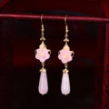 Ethnic Earrings Color Glaze Longs Classical Retro - EveryWares