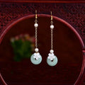 Ethnic Earrings Color Glaze Longs Classical Retro - EveryWares