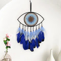 Evil Eye Dream Catcher For Bedroom With Lights Wall Hanging - EveryWares