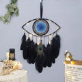 Evil Eye Dream Catcher For Bedroom With Lights Wall Hanging - EveryWares