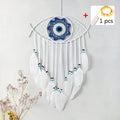 Evil Eye Dream Catcher For Bedroom With Lights Wall Hanging - EveryWares