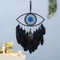 Evil Eye Dream Catcher For Bedroom With Lights Wall Hanging - EveryWares