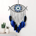 Evil Eye Dream Catcher For Bedroom With Lights Wall Hanging - EveryWares