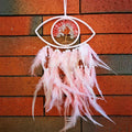 Evil Eye Dream Catcher For Bedroom With Lights Wall Hanging - EveryWares