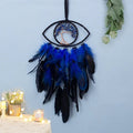 Evil Eye Dream Catcher For Bedroom With Lights Wall Hanging - EveryWares